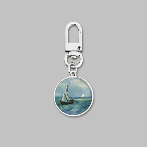 [명화 키링][빈센트 반 고흐] 생트 마리 드 라 메르의 바다 풍경